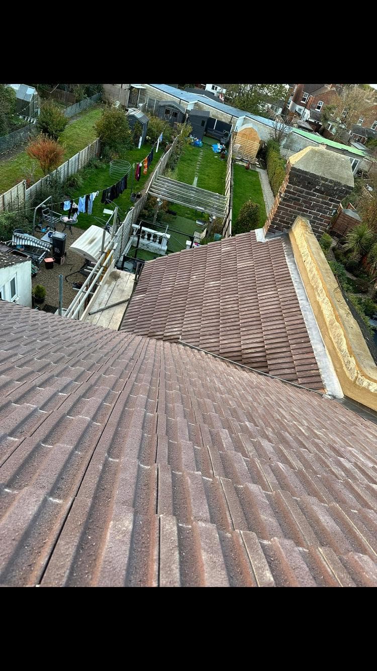 New roof installed Sandwich