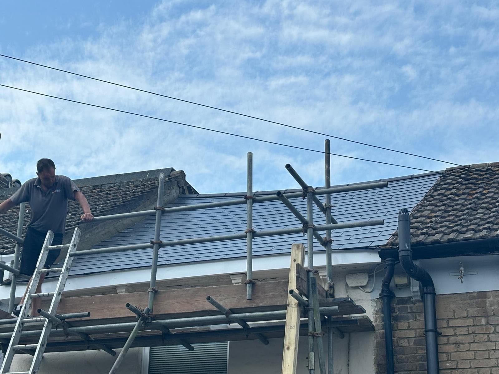 roof job in progress Margate