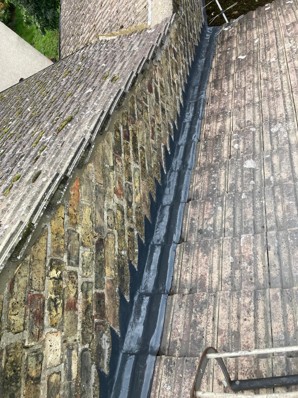 Roof maintenance under way on a property in Sandgate
